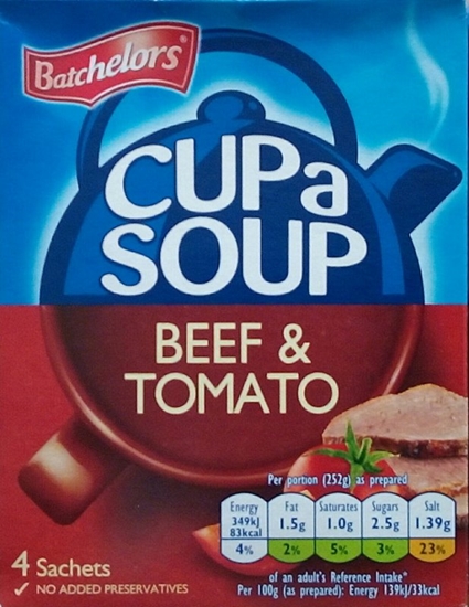 Picture of BATCHELORS CUP BEEF & TOMATO